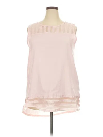 Pre-owned Simply Noelle Sleeveless Blouse In Pink