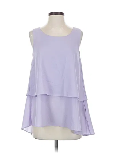 Pre-owned Simply Noelle Sleeveless Blouse In Purple