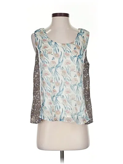 Pre-owned Simply Noelle Sleeveless Blouse In Teal