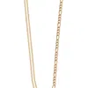 SIMPLY RHONA CHIC FUSION PEARL NECKLACE IN 18K GOLD PLATED STAINLESS STEEL