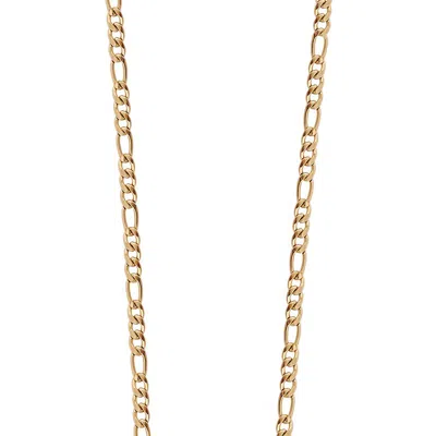 Simply Rhona Classic Figaro Necklace In 18k Gold Plated Stainless Steel