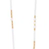 SIMPLY RHONA FRESHWATER PEARL BEAD NECKLACE IN 18K GOLD PLATED STAINLESS STEEL