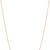 SIMPLY RHONA LOVE KNOT PENDANT NECKLACE IN 18K GOLD PLATED STAINLESS STEEL