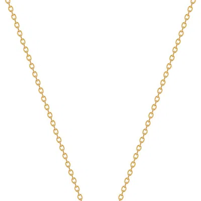 Simply Rhona Pearl Serenity 18" Pendant Necklace In 18k Gold Plated Stainless Steel