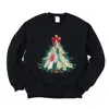 Simply Sage Market Christmas Tree Stitched - Women's Graphic Sweatshirt In Multi