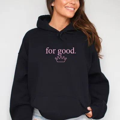 Simply Sage Market Embroidered Crown For Good - Women's Graphic Hoodie In Multi