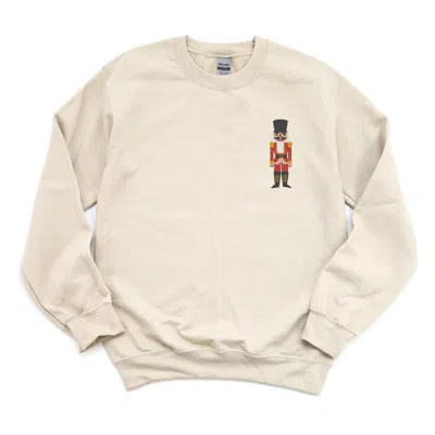 Simply Sage Market Embroidered Nutcracker - Women's Graphic Sweatshirt In Black