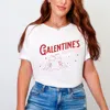 Simply Sage Market Galentine's Social Club Glitter - Women's Short Sleeve Graphic T-shirt In White