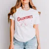Simply Sage Market Galentine's Social Club Glitter - Women's Short Sleeve Graphic T-shirt In White
