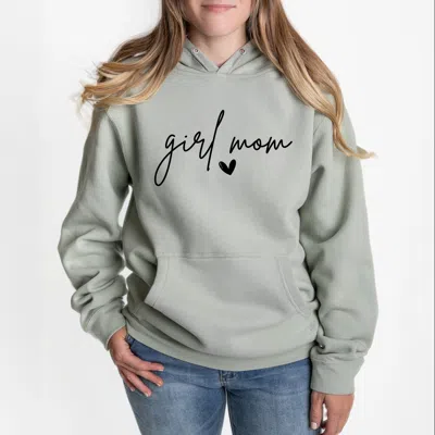 Simply Sage Market Girl Mom Cursive Heart - Women's Graphic Hoodie In Multi