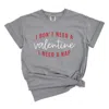 Simply Sage Market I Don't Need A Valentine, I Need A Nap - Women's Garment Dyed Graphic T-shirt In Gray