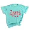 Simply Sage Market Oh Hey Galentine Hearts - Women's Garment Dyed Graphic T-shirt In Multi