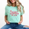 Simply Sage Market Oh Hey Galentine Hearts - Women's Short Sleeve Graphic T-shirt In Green