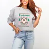 Simply Sage Market S. W.smiley The Most Wonderful Time Smiley - Women's Graphic Sweatshirt In Pink