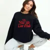 Simply Sage Market The Nice-ish List Club Distressed - Women's Graphic Sweatshirt In Multi