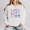 Simply Sage Market These Are A Few Of My Favorite Things Coquette - Women's Lightweight Garment Dyed Sweatshirt In White