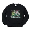 Simply Sage Market Tis The Season Painted Trees - Women's Graphic Sweatshirt In Multi