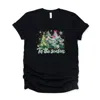 Simply Sage Market Tis The Season Painted Trees - Women's Short Sleeve Graphic T-shirt In Black