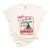 Simply Sage Market Tis The Season To Read Red Truck - Women's Garment Dyed Graphic T-shirt In Multi