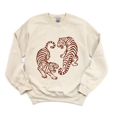 Simply Sage Market Two Tigers - Women's Graphic Sweatshirt In Black