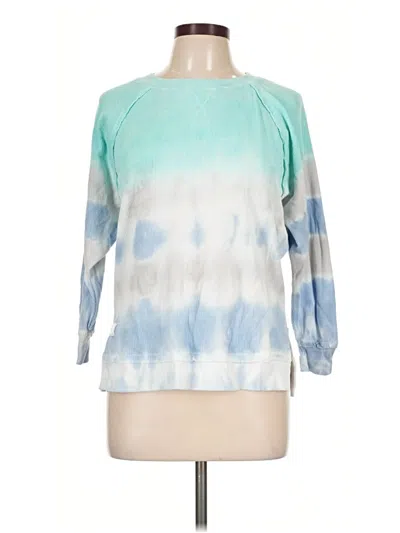 Pre-owned Simply Southern 3/4 Sleeve T-shirt In Teal