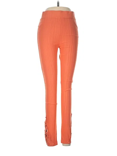 Pre-owned Simply Southern Active Pants In Orange