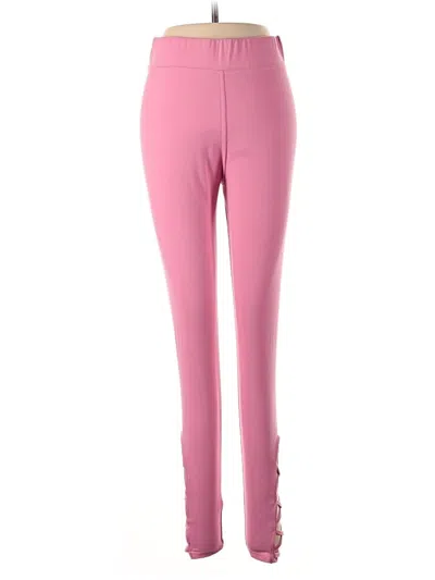 Pre-owned Simply Southern Active Pants In Pink