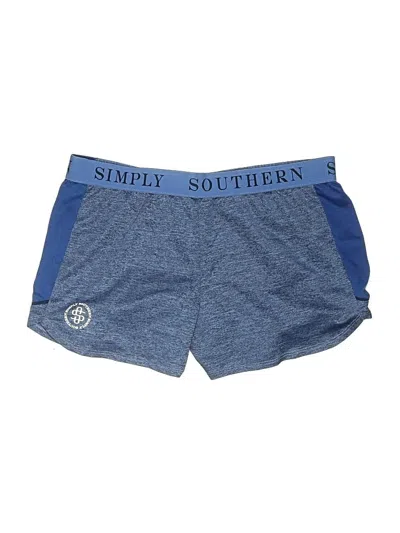Pre-owned Simply Southern Athletic Shorts In Blue
