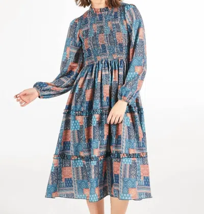 Simply Southern Boho Avery Dress In Navy In Blue
