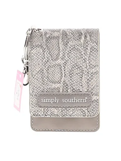 Pre-owned Simply Southern Card Holder In Gray