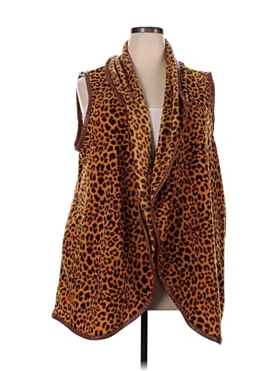 Pre-owned Simply Southern Cardigan Sweater In Brown