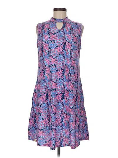 Pre-owned Simply Southern Casual Dress In Blue