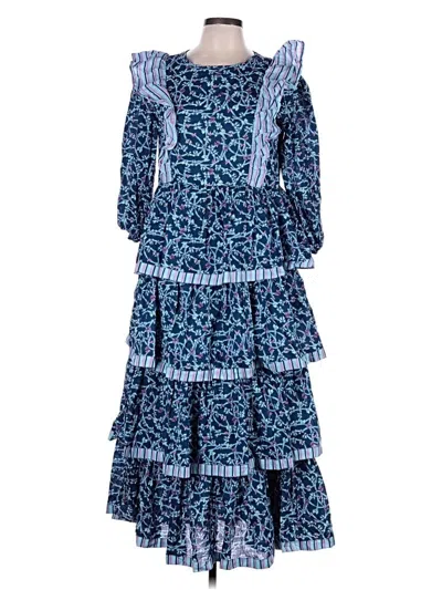 Simply Southern Casual Dress In Blue