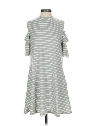 Pre-owned Simply Southern Casual Dress In Gray
