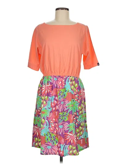 Pre-owned Simply Southern Casual Dress In Orange