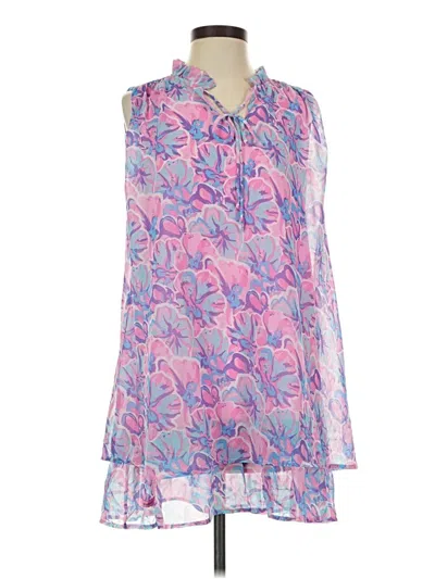 Pre-owned Simply Southern Casual Dress In Pink