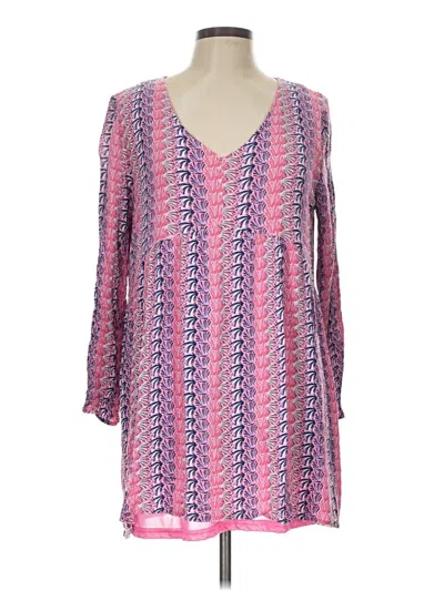 Pre-owned Simply Southern Casual Dress In Pink