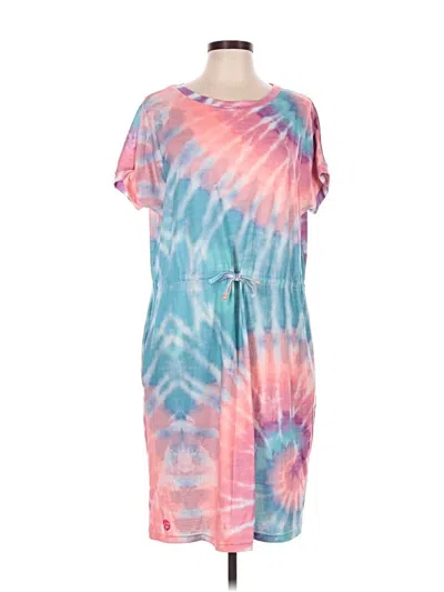 Pre-owned Simply Southern Casual Dress In Teal