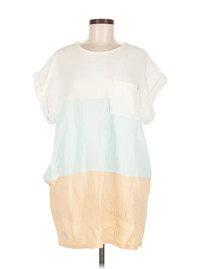 Pre-owned Simply Southern Casual Dress In White