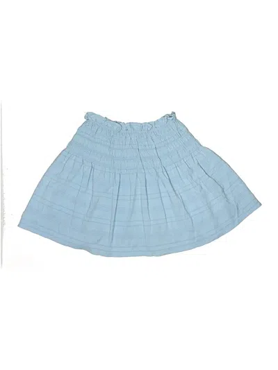 Pre-owned Simply Southern Casual Skirt In Blue