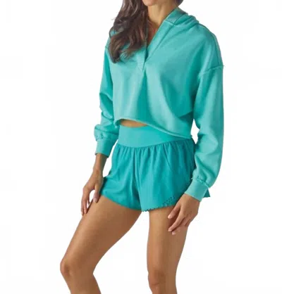 Simply Southern Classic Short In Teal In Blue