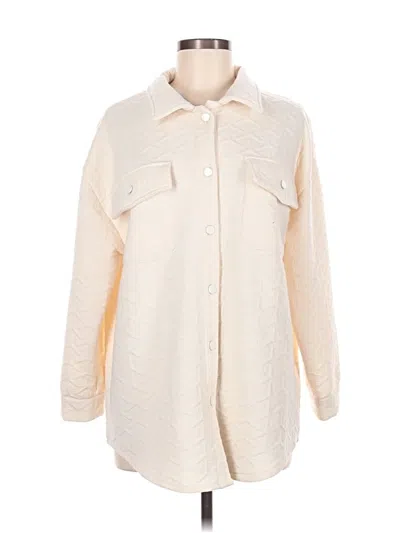 Pre-owned Simply Southern Coat In White