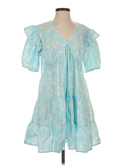Pre-owned Simply Southern Cocktail Dress In Blue
