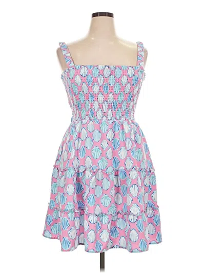 Pre-owned Simply Southern Cocktail Dress In Blue