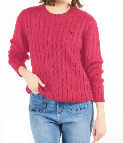 Simply Southern Emma Sweater In Salmon In Multi
