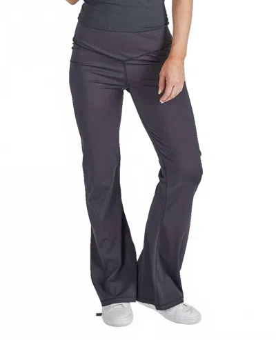 Simply Southern Flare Legging In Black In Gray