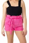 Simply Southern Gauze Shorts In Hot Pink In Pink