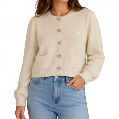 Simply Southern Jackie Cardigan In Cream In Neutral