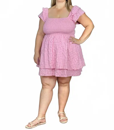 Simply Southern Jocelyn Mini Dress In Light Pink