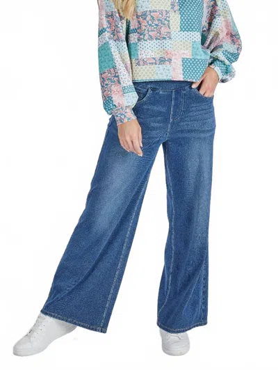 Simply Southern Kate Pull On Jeans In Blue